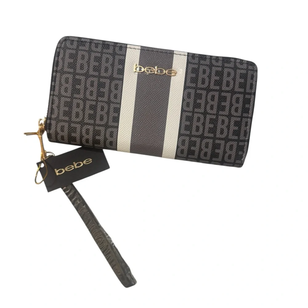 🆕 Bebe NWT Wallet - Women | Color: Black/Gray/White
